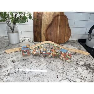 Cherished Teddies 10 piece Santa Express Christmas Train and Track See Details